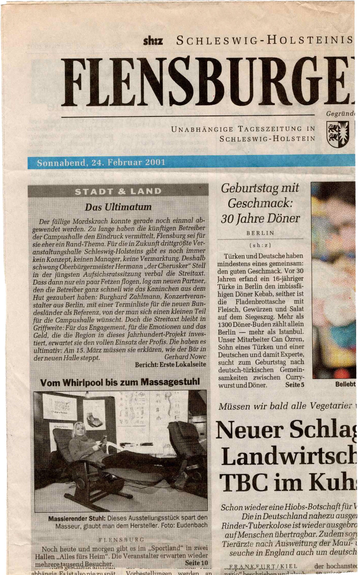 Zeitungsauschnitte