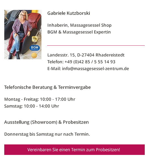 Telefonische Beratung und Sesseltermin