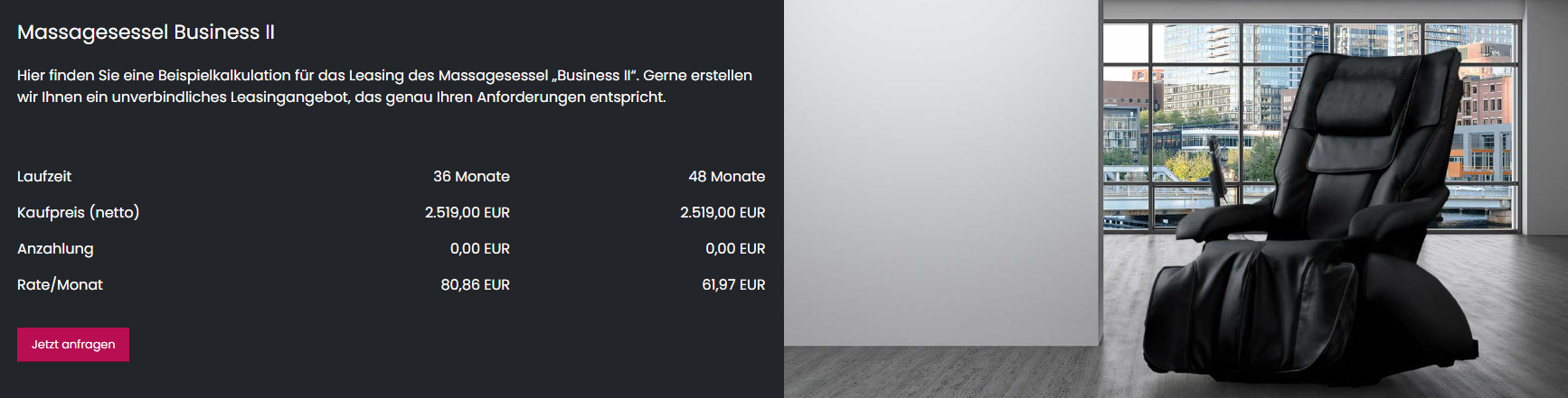 Leasingbeispiel Business II