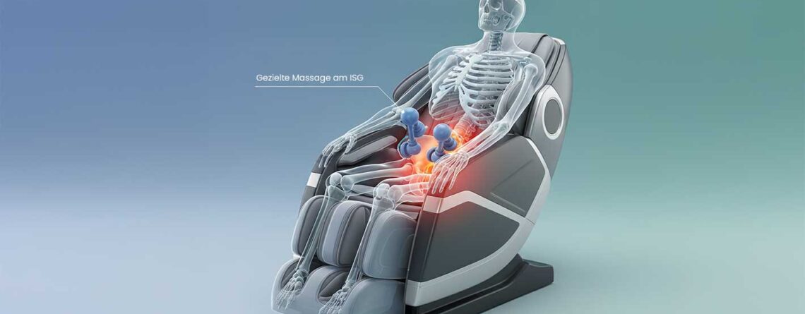 Wie kann ein Massagesessel bei ISG-Schmerzen im unteren Rücken gezielt helfen?