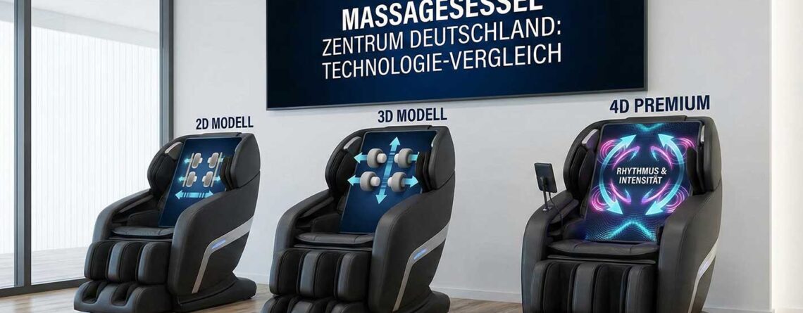 Was ist der Unterschied zwischen 2D-, 3D- und 4D-Massagetechnik?