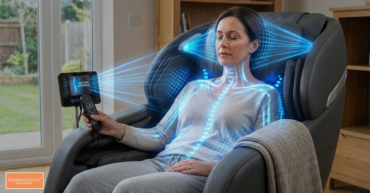 Was ist ein Bodyscan beim Massagesessel? Funktion & Vorteile erklärt