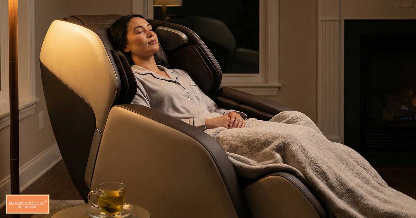 Besser schlafen dank Massagesessel: Die wissenschaftliche Wirkung auf Ihre Nachtruhe