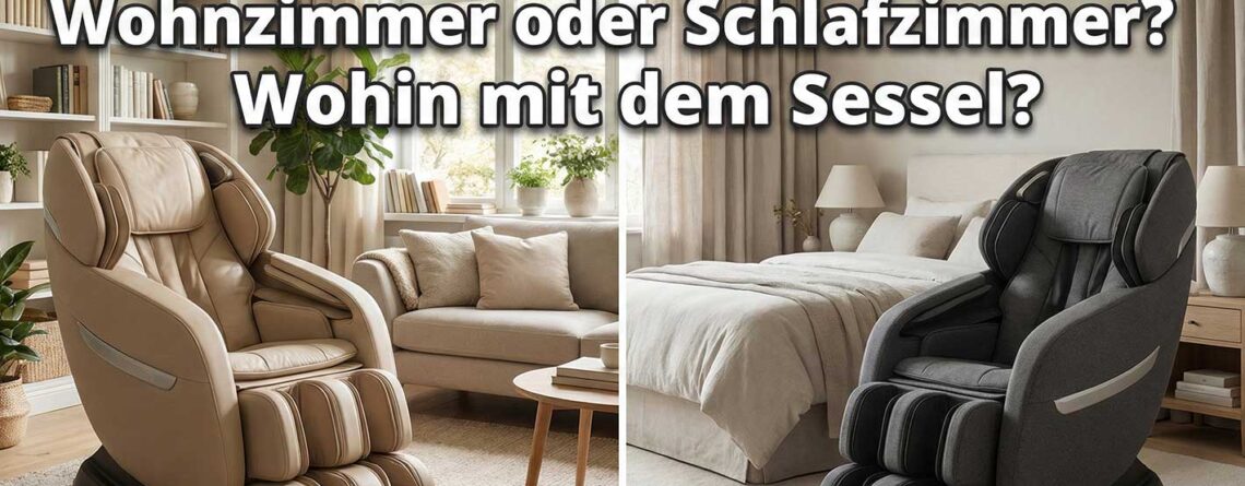 Der perfekte Platz für Ihren Massagesessel: Ein Raum-für-Raum Ratgeber