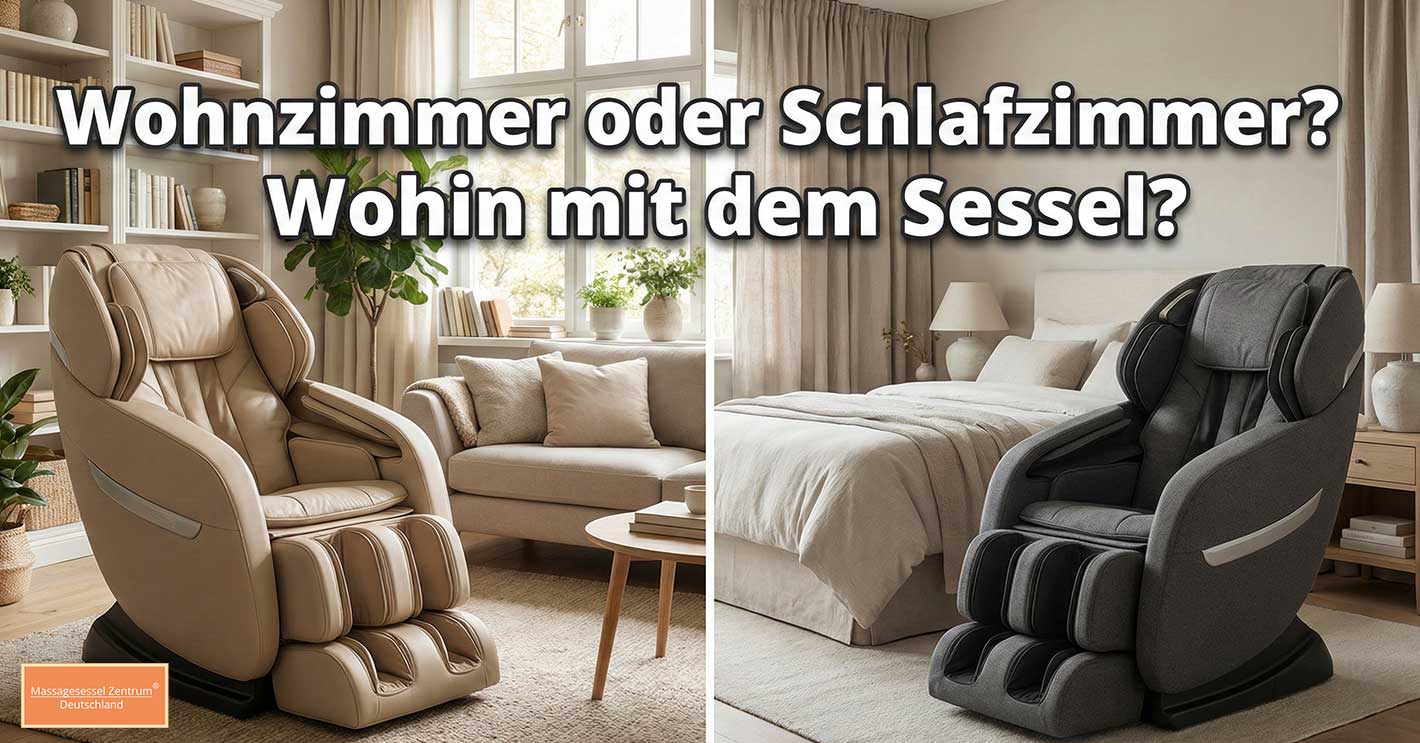 Der perfekte Platz für Ihren Massagesessel: Ein Raum-für-Raum Ratgeber