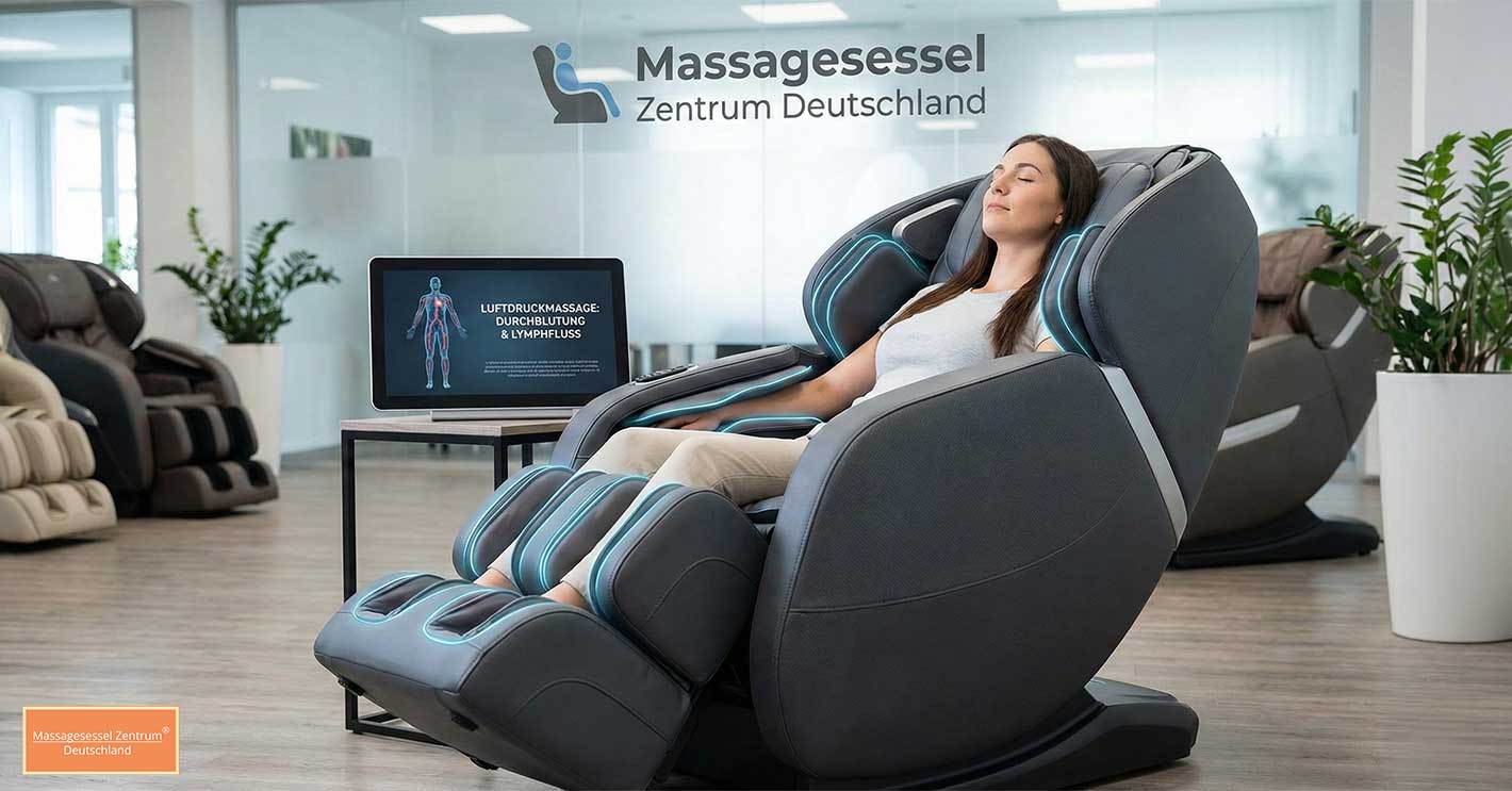 Luftdruckmassage im Massagesessel: Was bewirken Airbags wirklich?