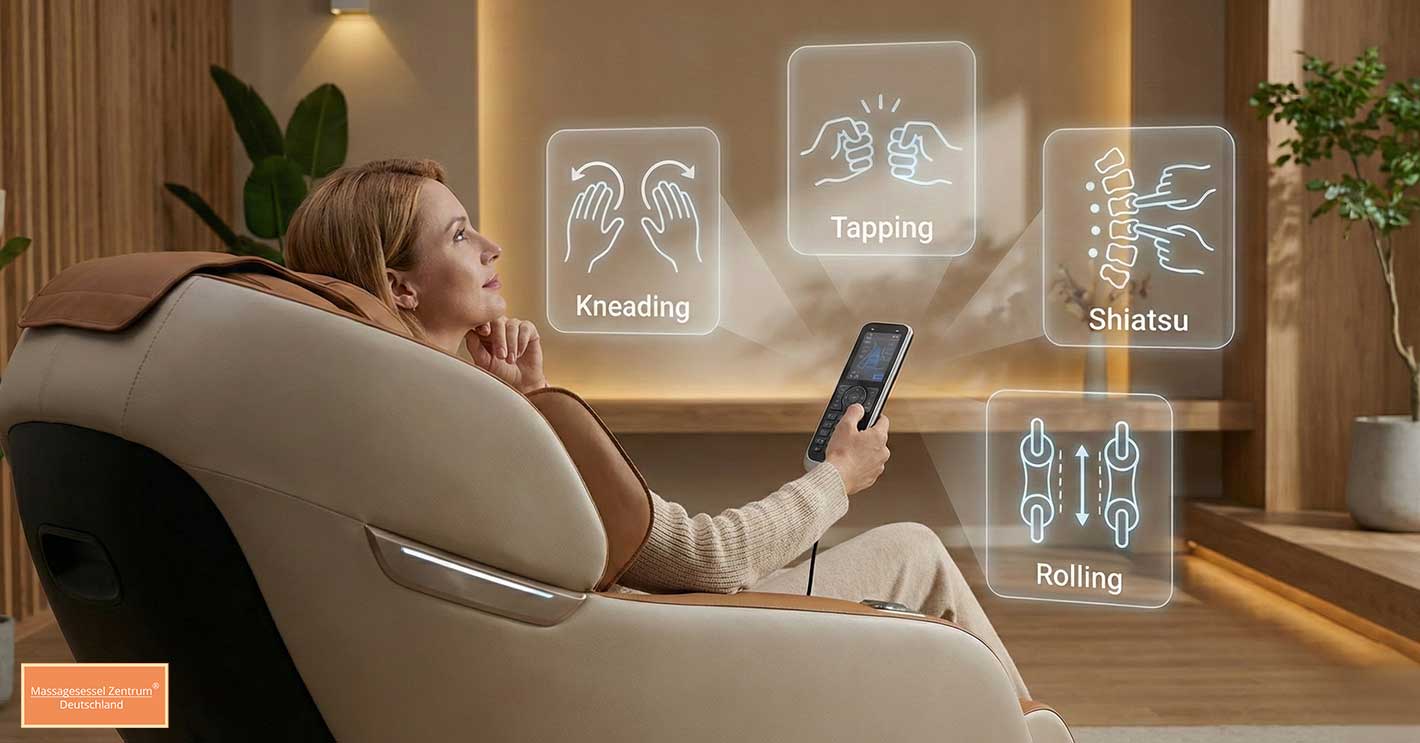 Massagearten im Fokus: Was Ihr Massagesessel wirklich kann