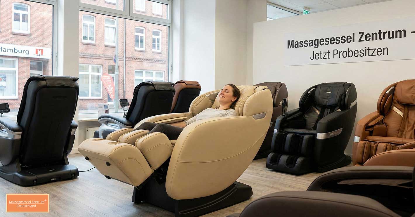 Wo kann ich Massagesessel vor dem Kauf testen? Vertrauen Sie der Pionierin.